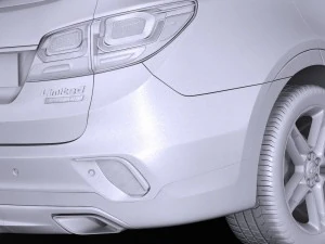 Hyundai Santa Fe 2017 3D Model
