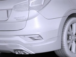 Hyundai Santa Fe Sport 2017 3D Model