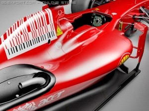 F1 Ferrari F60 2009 midpoly Modelo 3D