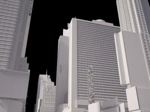 New York Times Square at Day and Night 3D Model