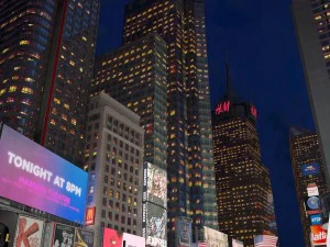New York Times Square at Day and Night 3D Model