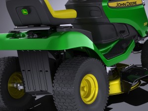 John Deere X125 Lawnmover Model 3D