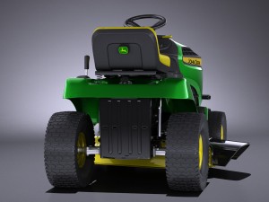 John Deere X125 Lawnmover Model 3D