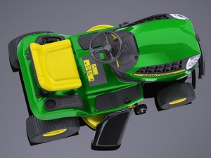 John Deere X125 Lawnmover Model 3D