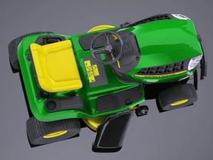 John Deere X125 Lawnmover 3D Model