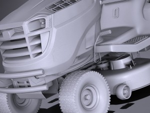 John Deere X125 Lawnmover Model 3D