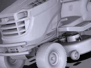 John Deere X125 Lawnmover 3D Model
