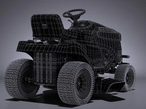 John Deere X125 Lawnmover 3D Model