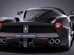 Ferrari LaFerrari Aperta 2017 Model 3D