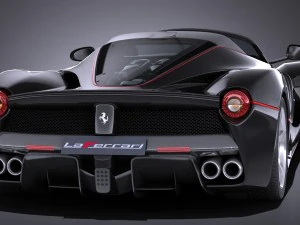 Ferrari LaFerrari Aperta 2017 3D Model