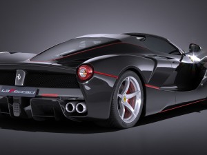 Ferrari LaFerrari Aperta 2017 Model 3D