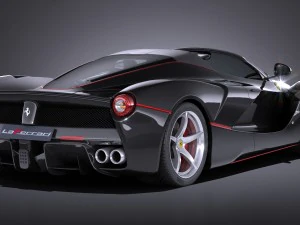 Ferrari LaFerrari Aperta 2017 3D Model