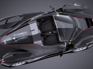 Ferrari LaFerrari Aperta 2017 Model 3D