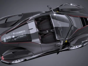 Ferrari LaFerrari Aperta 2017 3D Model