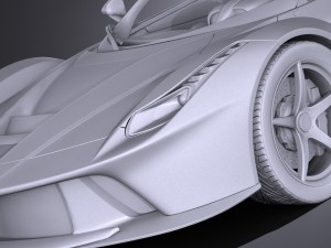 Ferrari LaFerrari Aperta 2017 Model 3D