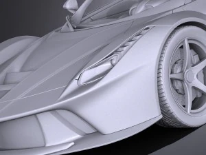 Ferrari LaFerrari Aperta 2017 3D Model