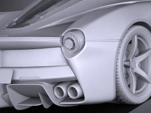 Ferrari LaFerrari Aperta 2017 3D Model