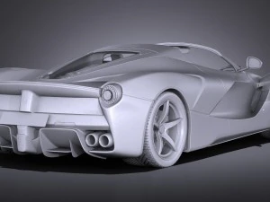 Ferrari LaFerrari Aperta 2017 3D Model