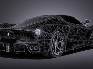 Ferrari LaFerrari Aperta 2017 Model 3D