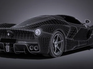 Ferrari LaFerrari Aperta 2017 3D Model