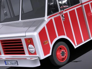Ice Cream Truck 3D Model