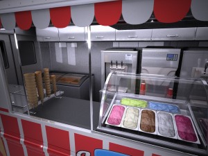 Ice Cream Truck Modello 3D