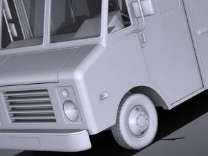 Ice Cream Truck 3D Model