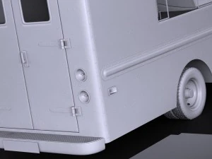 Ice Cream Truck 3D Model
