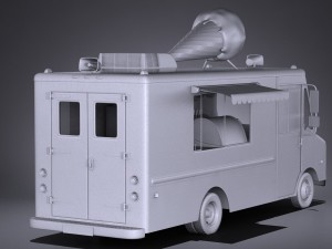 Ice Cream Truck Modello 3D