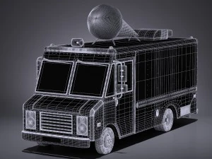 Ice Cream Truck 3D Model