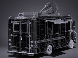 Ice Cream Truck Modello 3D