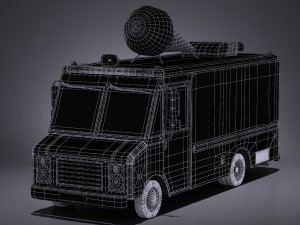 Ice Cream Truck Modello 3D