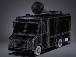 Ice Cream Truck 3D Model