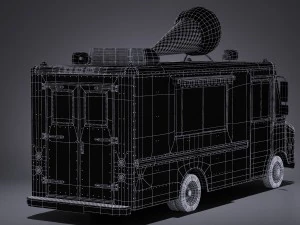 Ice Cream Truck 3D Model