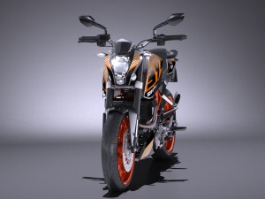 KTM Duke 390 2016 Modelo 3D