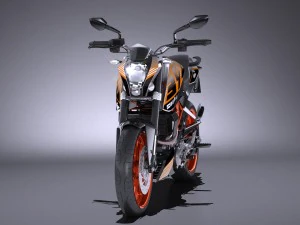 KTM Duke 390 2016 3D Model