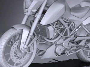 KTM Duke 390 2016 3D Model