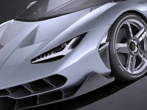 Centenario LP770-4 Roadster 2017 3D Model