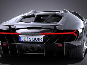 Centenario LP770-4 Roadster 2017 3D Model
