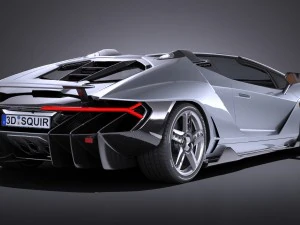 Centenario LP770-4 Roadster 2017 3D Model