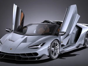 Centenario LP770-4 Roadster 2017 3D Model