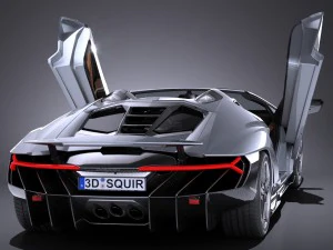 Centenario LP770-4 Roadster 2017 3D Model