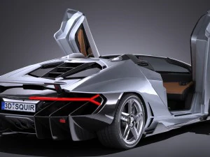 Centenario LP770-4 Roadster 2017 3D Model