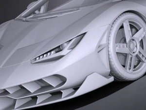 Centenario LP770-4 Roadster 2017 3D Model