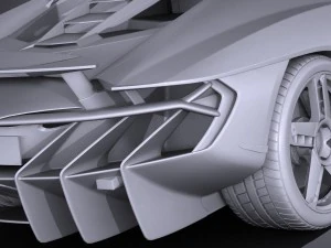 Centenario LP770-4 Roadster 2017 3D Model