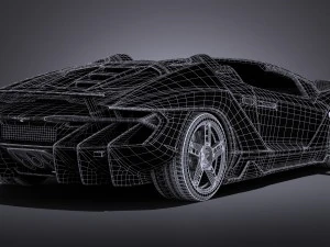 Centenario LP770-4 Roadster 2017 3D Model
