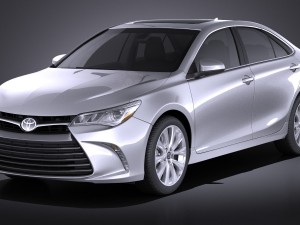 Toyota Camry LE 2017 3D Model