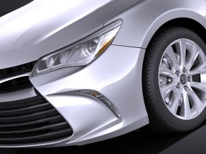 Toyota Camry LE 2017 Model 3D