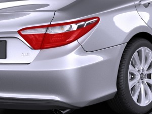 Toyota Camry LE 2017 Model 3D