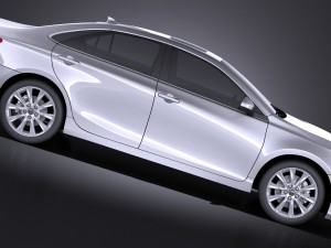 Toyota Camry LE 2017 Model 3D